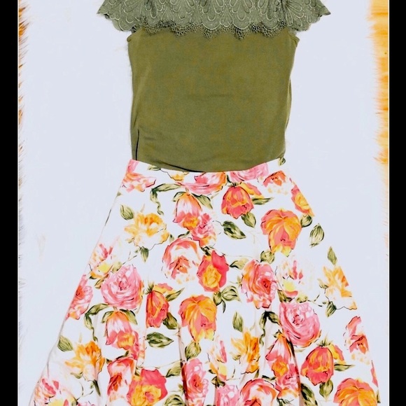 Vintage 90’s retro style full skirt NWOT - Picture 5 of 5